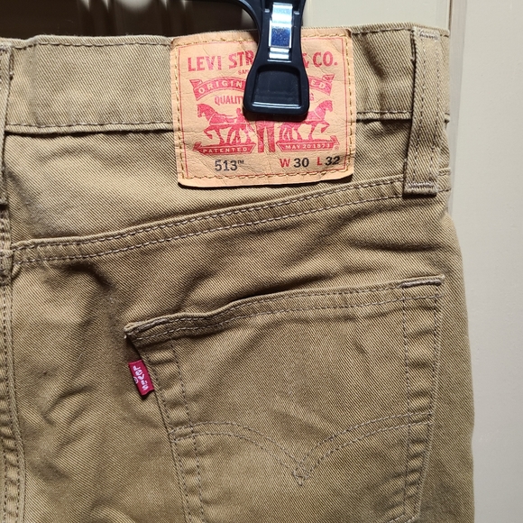 Levi's Other - Levi's 513 Men's Slim Fit tan  Jeans Size 30 x 32